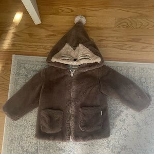 Zara baby fur jacket 2/3 yrs